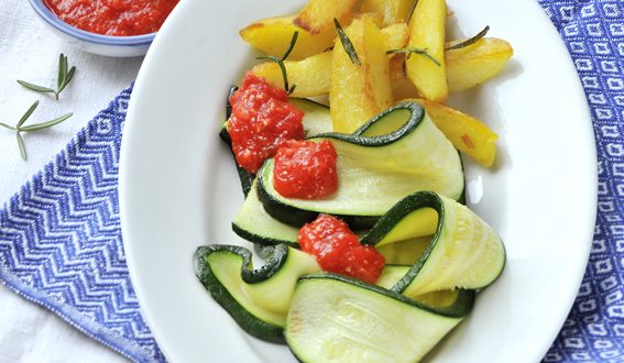 gegrillte Zucchini