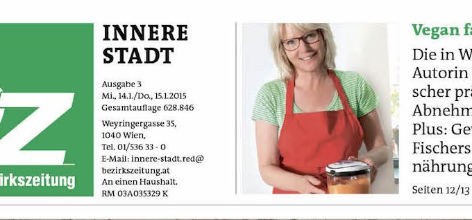 Titelbild der Wiener Bezirkszeitung Innere Stadt vom 15.1. 2015