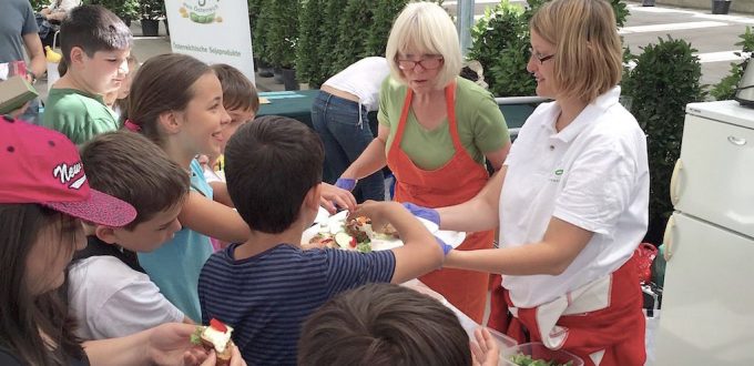 Kochen im Glashaus im Stadtgarten Hirschstetten in Wien