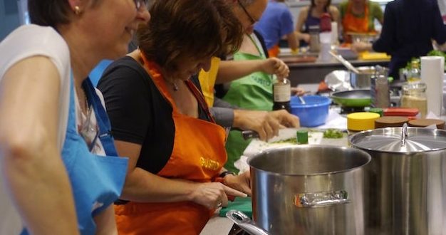 Kochkurs in Aktion