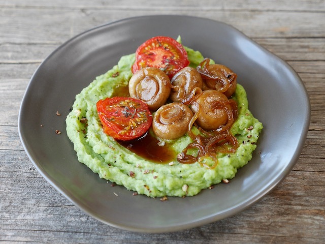 Sherry-Champignons mit Petersilien-Kartoffelpüree - Elisabeth Fischer kocht