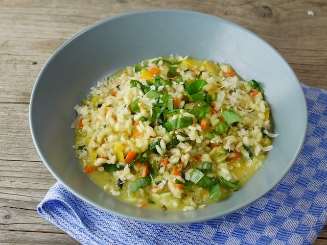 Bärlauch-Gemüse-Risotto - Elisabeth Fischer kocht