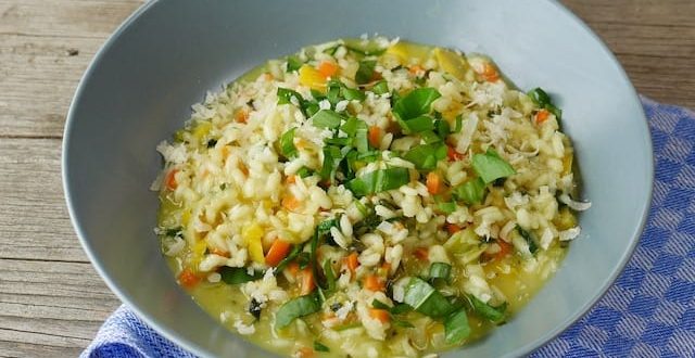 Bärlauch-Gemüse-Risotto