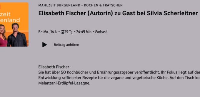 Mahlzeit Burgenland - Kochen & Tratschen